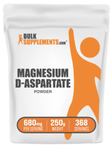 Bulk Supplements' Magnesium D-Aspartate powder packs a powerful punch, providing the magnesium your body needs for vital daily functions and well-being.